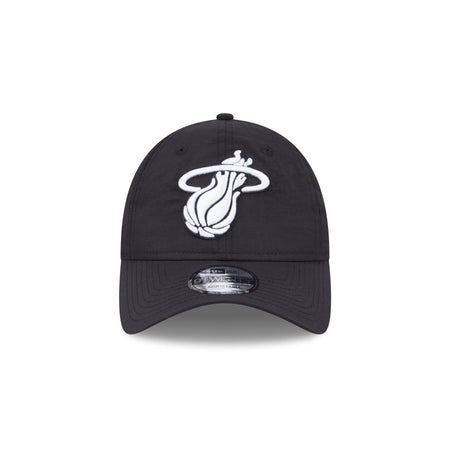 Miami Heat Everyday Nylon Black 9TWENTY Adjustable Hat