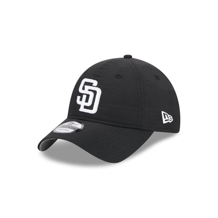 San Diego Padres Everyday Nylon Black 9TWENTY Adjustable Hat