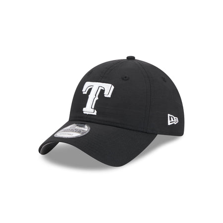 Texas Rangers Everyday Nylon Black 9TWENTY Adjustable Hat