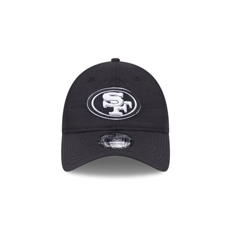 San Francisco 49ers Everyday Nylon Black 9TWENTY Adjustable Hat