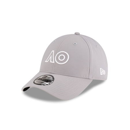 2025 Australian Open Core Outline Gray 9FORTY Adjustable Hat