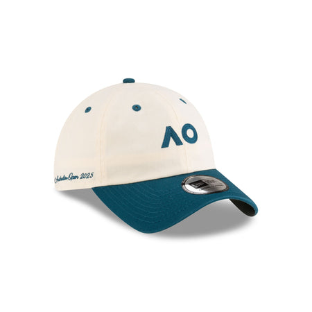 2025 Australian Open Cream Cadet Blue Casual Classic Adjustable Hat