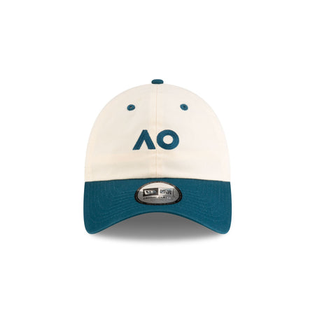 2025 Australian Open Cream Cadet Blue Casual Classic Adjustable Hat