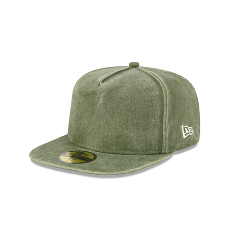 New Era Cap Rifle Green Acid Wash 59FIFTY A-Frame Fitted Hat