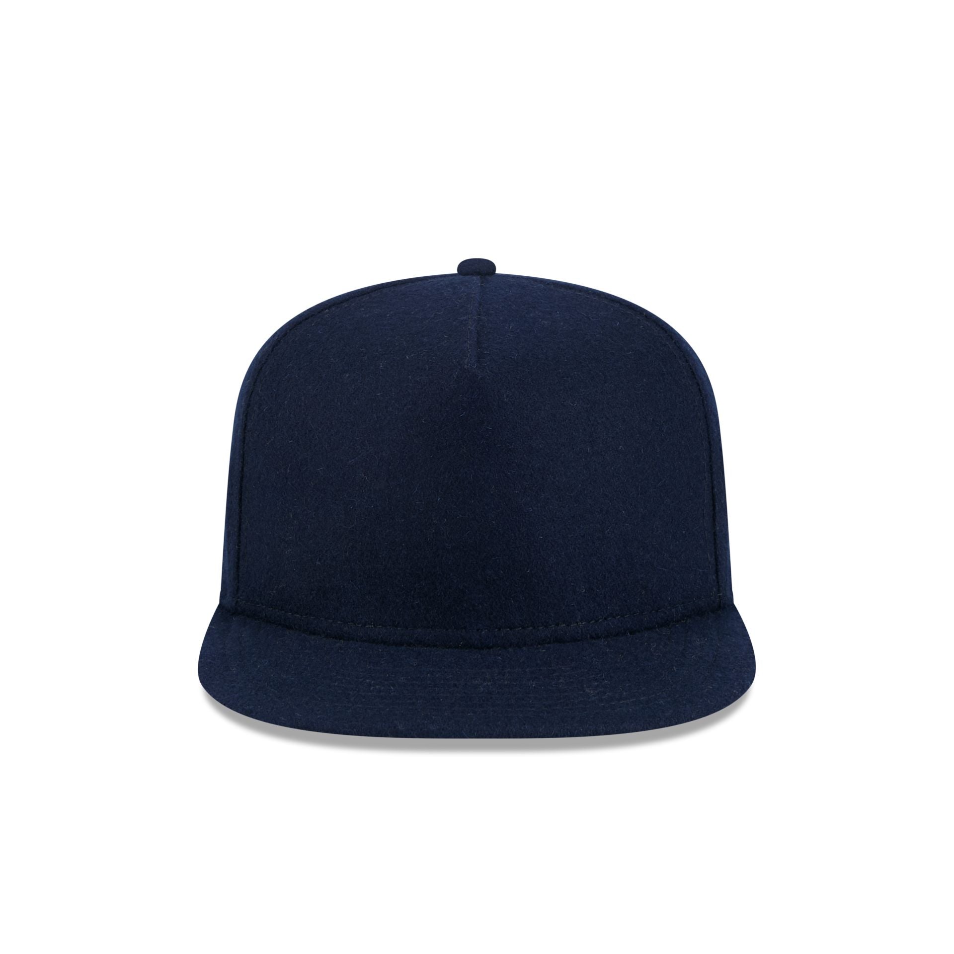 New Era Cap Navy Melton Wool 59FIFTY A-Frame Fitted Hat