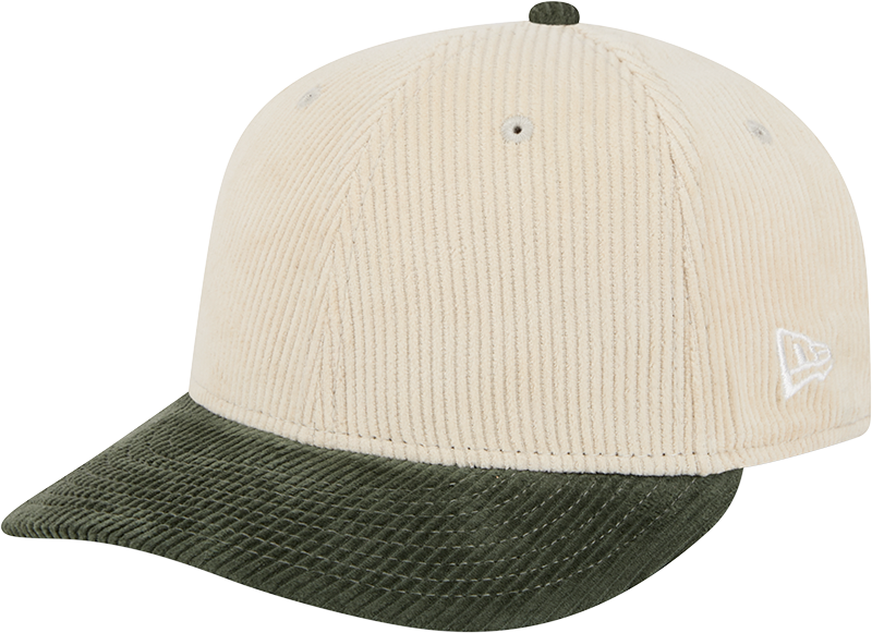 New Era Cap New Olive Corduroy Visor Low Profile 59FIFTY Fitted Hat