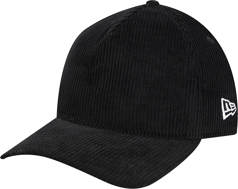 New Era Cap Black Corduroy 9TWENTY A-Frame Adjustable Hat