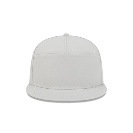 New Era Cap Gray Performance 9FIFTY Split Panel Snapback Hat