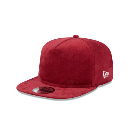 New Era Cap Dark Red Velvet 9FIFTY A-Frame Snapback Hat