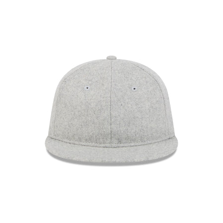 New Era Cap Heather Gray Melton Wool Retro Crown 9FIFTY Adjustable Hat