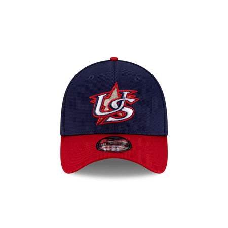 USA Baseball 2025 Batting Practice 39THIRTY Stretch Fit Hat