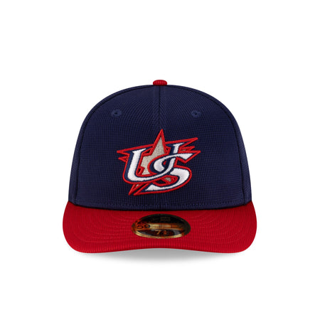 USA Baseball 2025 Batting Practice Low Profile 59FIFTY Fitted Hat