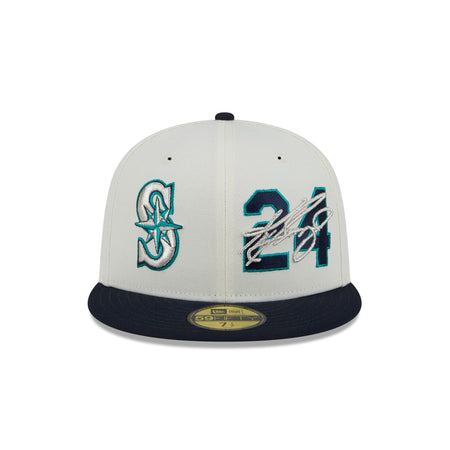 Seattle Mariners Ken Griffey Jr. Chrome White 59FIFTY Fitted Hat