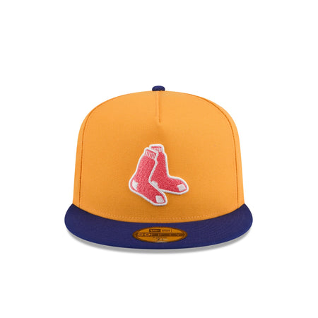 Boston Red Sox Gold 59FIFTY A-Frame Fitted Hat