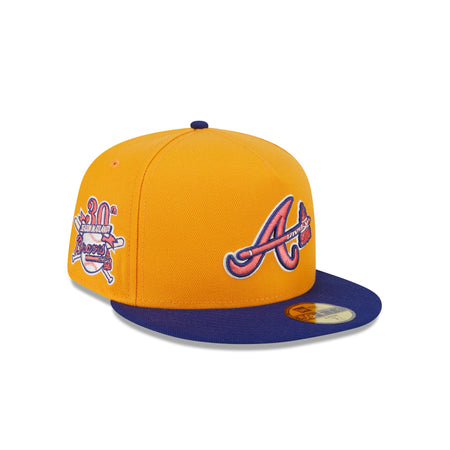 Atlanta Braves Gold 59FIFTY A-Frame Fitted Hat