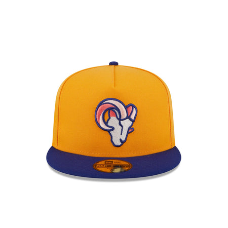 Los Angeles Rams Gold 59FIFTY A-Frame Fitted Hat