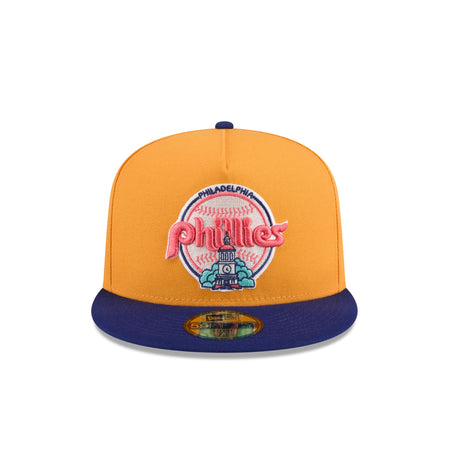 Philadelphia Phillies Gold 59FIFTY A-Frame Fitted Hat