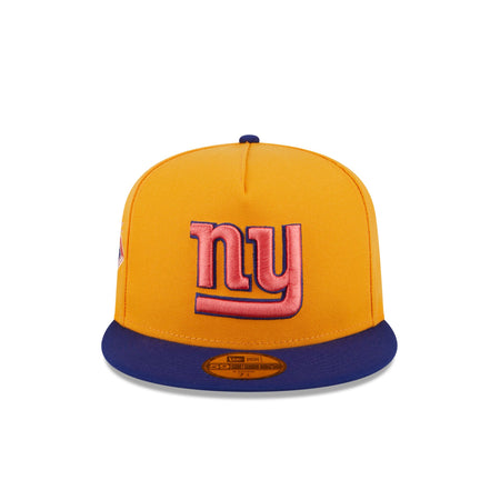 New York Giants Gold 59FIFTY A-Frame Fitted Hat