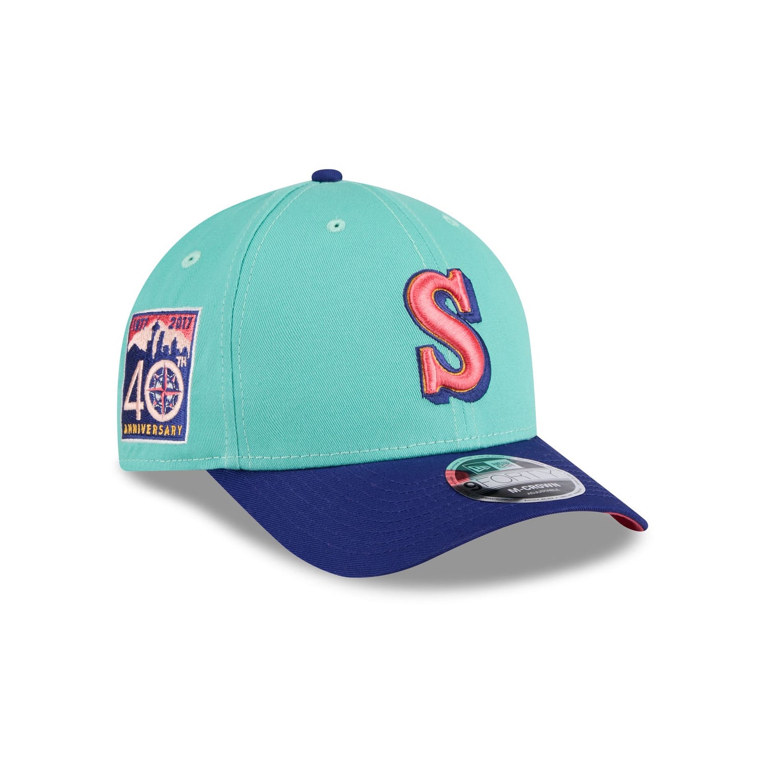 Seattle Mariners Clear Mint 9FORTY M-Crown Adjustable Hat