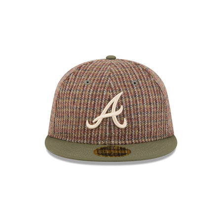 Just Caps Wool Logo Atlanta Braves Retro Crown 59FIFTY Fitted Hat