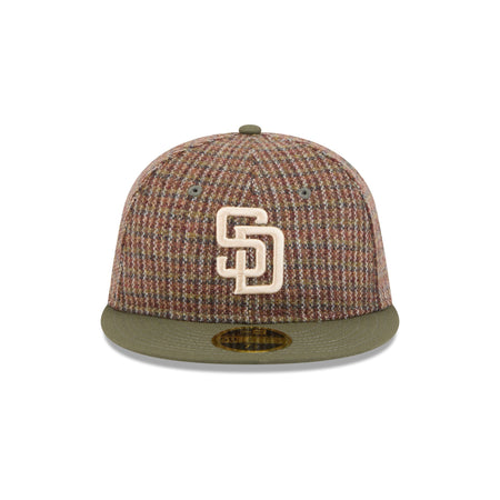 Just Caps Wool Logo San Diego Padres Retro Crown 59FIFTY Fitted Hat