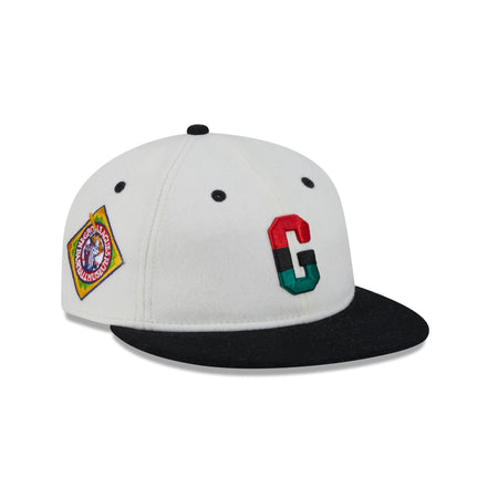 Homestead Grays Tri Color Retro Crown 9FIFTY Snapback Hat