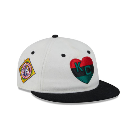 Kansas City Monarchs Tri Color Retro Crown 9FIFTY Snapback Hat