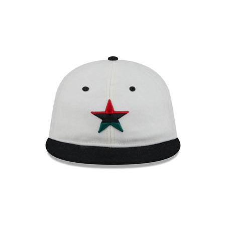 Detroit Stars Tri Color Retro Crown 9FIFTY Snapback Hat