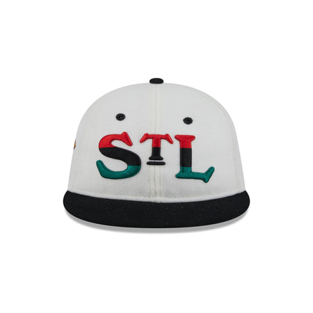 St. Louis Stars Tri Color Retro Crown 9FIFTY Snapback Hat