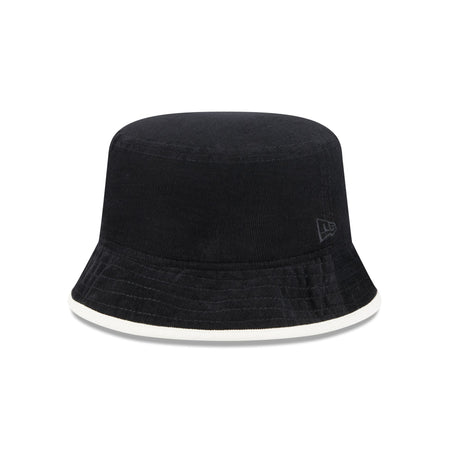 New Era Cap Black and White Cord Bucket Hat