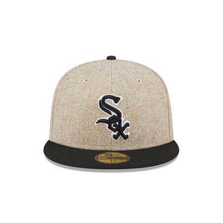 Chicago White Sox Herringbone Moon 59FIFTY Fitted Hat