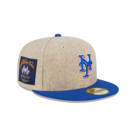 New York Mets Herringbone Moon 59FIFTY Fitted Hat