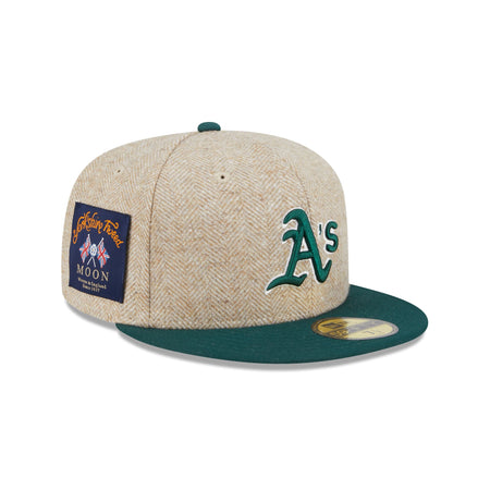 Oakland Athletics Herringbone Moon 59FIFTY Fitted Hat