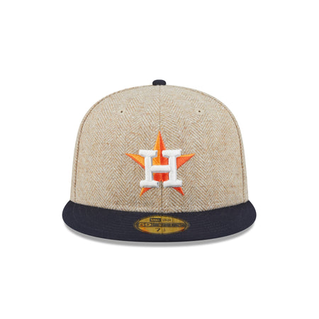 Houston Astros Herringbone Moon 59FIFTY Fitted Hat