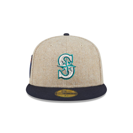 Seattle Mariners Herringbone Moon 59FIFTY Fitted Hat