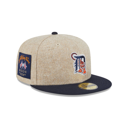 Detroit Tigers Herringbone Moon 59FIFTY Fitted Hat