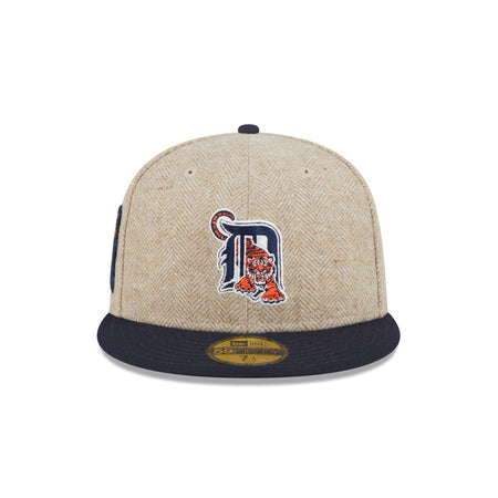 Detroit Tigers Herringbone Moon 59FIFTY Fitted Hat