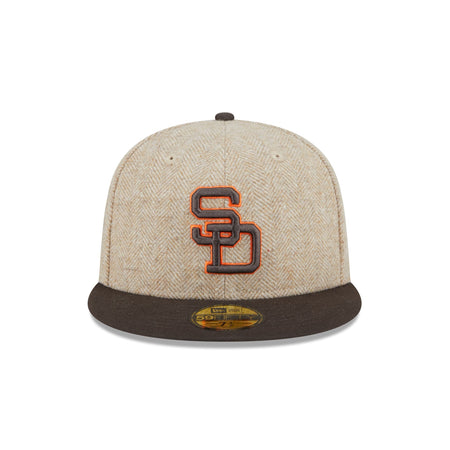 San Diego Padres Herringbone Moon 59FIFTY Fitted Hat