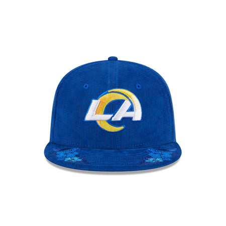 Just Caps Floral Corduroy Los Angeles Rams 59FIFTY Fitted Hat