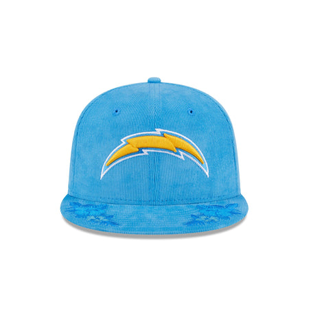 Just Caps Floral Corduroy Los Angeles Chargers 59FIFTY Fitted Hat