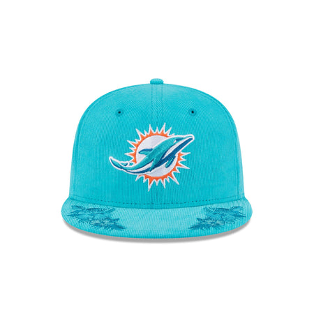 Just Caps Floral Corduroy Miami Dolphins 59FIFTY Fitted Hat