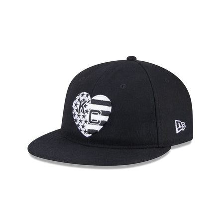 Kansas City Monarchs Flag Retro Crown 59FIFTY Fitted Hat