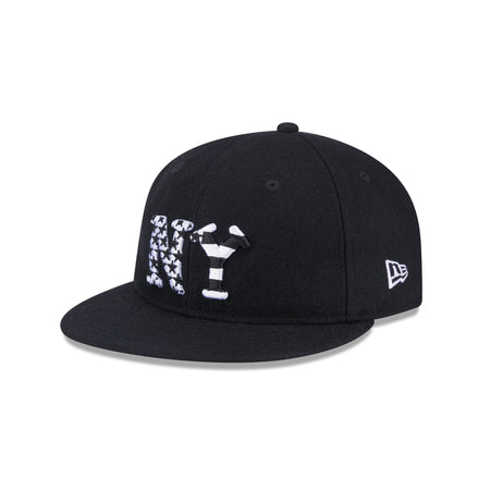 New York Black Yankees Flag Retro Crown 59FIFTY Fitted Hat