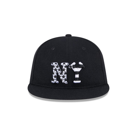 New York Black Yankees Flag Retro Crown 59FIFTY Fitted Hat