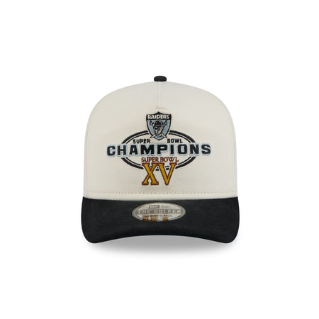 Las Vegas Raiders Chrome White Champions Golfer Hat