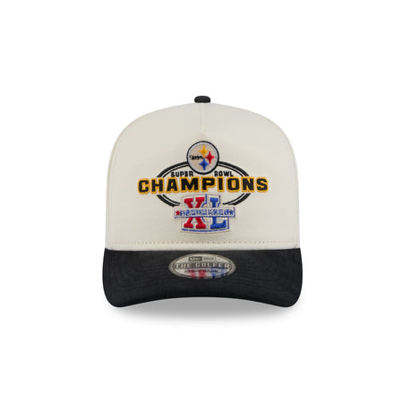 Pittsburgh Steelers Chrome White Champions Golfer Hat