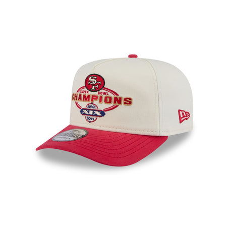 San Francisco 49ers Chrome White Champions Golfer Hat