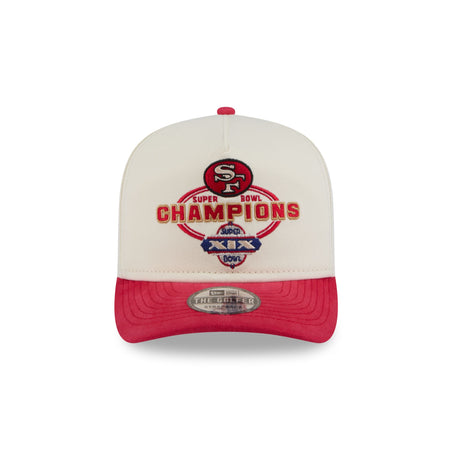 San Francisco 49ers Chrome White Champions Golfer Hat