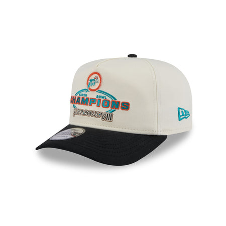 Miami Dolphins Chrome White Champions Golfer Hat