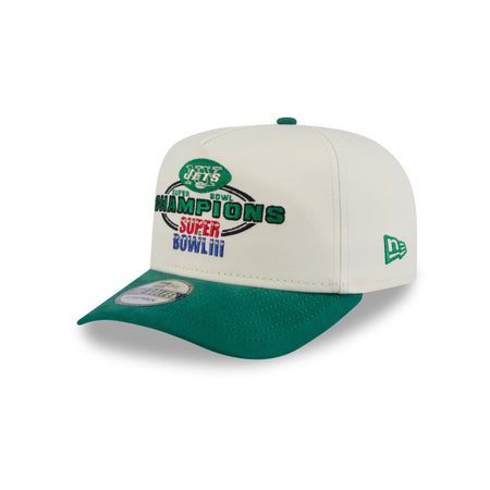 New York Jets Chrome White Champions Golfer Hat